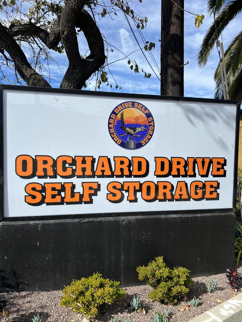 Orchard Self Storage - Sign